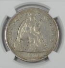 1860-o Liberty Seated Dollar Certified Ngc Xf 40 Silver Dollar