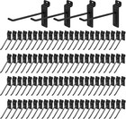 New Slatwall 6  Black Peg Hooks Lot Of 50 Pcs