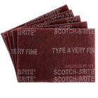 3m Scotch-brite 07447 Maroon General Purpose Hand Pads 152mm X 228mm  box Of 20 
