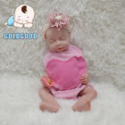 16   Sleeping Newborn Girl Full Platinum Silicone Doll Soft Reborn Baby Dolls Us