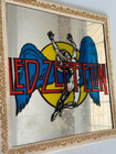 Vintage 1980s Led Zeppelin Swan Song Icarus Fair Carnival Prize Mirror 12    X 12   
