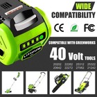40v 6ah For Greenworks G-max Lithium Battery 29472 29462 29252 20202 40 Volt