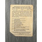 Vtg 1900 Jesus The Bread Of Life Sunday School Card Bible Pictures Litho