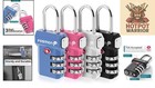 Tsa Approved Luggage Locks  4-pack Durable Combination Padlocks For Travel