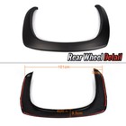 Fits 99-07 Silverado   99-06 Sierra Black Fender Flares Protector Factory Style