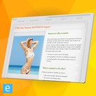Ebay Template Responsive Elegant - Orange - Editor Included - No Html Needed