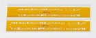 Set Of Five  5  Rotring Din 1451 Lettering Stencil Guide 2mm  3mm  4mm  5mm  6mm