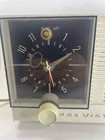 Vintage Mcm 1950   s Rca Victor Working Tube Radio Clock Model  rhd10y