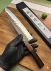 8  210mm Gyuto Chef Knife 9cr18mov Hammered Tsuchime Wood Octagonal Wa Handle