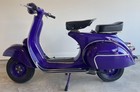1961 Vespa 150 Vbb     Vintage Italian Scooter     Hawaiian Purple     Texas Title