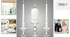 Classic Unity Candle   Holder Set For Romantic Weddings And Special Events