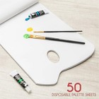 Zenacolor Palette Pad - 50 Sheet Paper Paint Mixing Surface For Artists