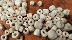 Lot Of 37 Indian Stone Trade Beads Ancient Beads