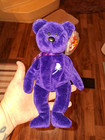 Rare Ty Beanie Babies Princess Diana Purple Beanie Baby Vintage  W  Tags 1997