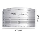 Aviation Aluminum Hot Hem Gauge  Hot Iron Ruler  Hot Press For Sewing Patterns