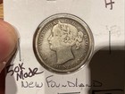 Canada Newfoundland 1876 H 20 Cents Key Date 50k Made 