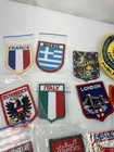 Vtg Lot Of Embroidered Patch Country Travel And More Souvenir Belgie Australia