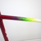 Clark Kent Europa Handmade Steel Road Bike Frameset White Red Rim Brake