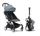 Stokke Yoyo3 Travel Stroller  Easy Fold  Black france Blue Open Box