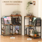 Record Player Stand  Turntable Stand With Vinyl Storage Holds Up To 300  Albums