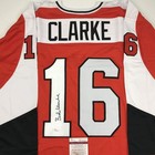 Autographed signed Bobby Bob Clarke Philadelphia Orange Jersey Jsa Coa