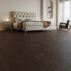 Dark Brown Wood Look Peel And Stick Vinyl Floor  18 Sq ft  12 Pack  36 X 6 Inch 