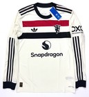 Adidas Manchester United Long Sleeve Third Jersey 24 25 Iy7812 Sz s M - L