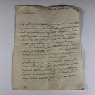 Antique Signed French Documents Lot Of 5 France 1750 s Fancy Watermarks