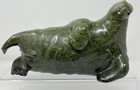 Authentic Inuit Eskimo Soapstone Carving Walrus 9 5  Art Sculpture 6 75 Lbs