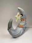 Vintage Enesco 1983 Faith Wick Merlin In The Moon Night Light Figurine