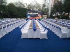 Wedding Party Banquet Meeting Arrange Chair Cover Stretch Dining Seat Slipcovers