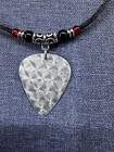 Handmade Green Day Aluminum Guitar Pick Necklace 