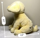 Fao Schwarz Labrador Lab Puppy Dog Plush Golden Retriever Stuffed Toy Yellow 10 
