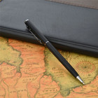 Stainless Steel Ballpoint Pen Ball Point Writing Pen Student Stationery Retro