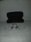 Pince Nez Antique Eye Glasses With Antique Case