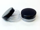 25 Pack 5g 5ml Cosmetic Small Sample Plastic Jars Clear Cream Makeup Bpa Free  