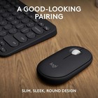 Logitech Pebble 2 Slim Bluetooth Combo Wireless Keyboard   Mouse Pc   Mac Black