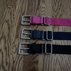 Youth Under Armour Baseball Belts Elastic Adjustable Lot Of 3 Navy  Pink  Black