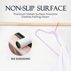 Velvet Hangers 30 Pack  Premium Clothes Hangers Non-slip Felt Hangers  Sturdy   