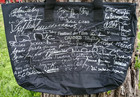 Vintage Festival Du Film Cannes Large Zippered Signatures Logo Black Tote Bag