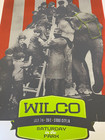 Rare Official Wilco Sioux City Ia 2012 Screen Print Poster 18 x24  Elephant Ride