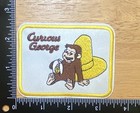 Curious George Monkey Yellow Hat Embroidered Iron On Patch  2 75  H By 3 5  W