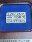 Vintage 1986 Ford Sales Award Brass Plaque 300 - 500 Club