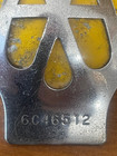 Vintage Aa Car Badge 6c46512  Enamel Chrome Wings Uk Motoring Emblem 1950s