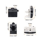 Refrigerators Ptc Starter Relay 3 Pins 4 7 Ohm Overload Protector 1 2hp