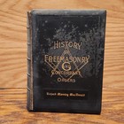History Of Freemasonry And Concordant Orders 1916 Antique Vintage Hardcover Book