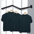 Laundry Clothes Drying Rack Wall-mount Folding Clothes Hanger Dryer Metal Shelf