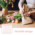  50pcs Floral Pick Card Holders Plastic Floral Place Card Holder Photo Memo