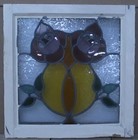 Pretty Floral Old English Leaded Stained Glass Window 16 25  X 16 75 