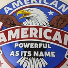 Vintage American Gasoline Porcelain Sign - Blad Eagle Powerful Gas Pump Sign